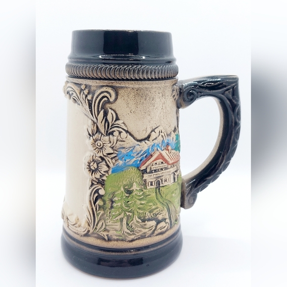 Vintage Zöller & Born Mini Beer Stein Made in Germany Blank Face‎ - Picture 1 of 7